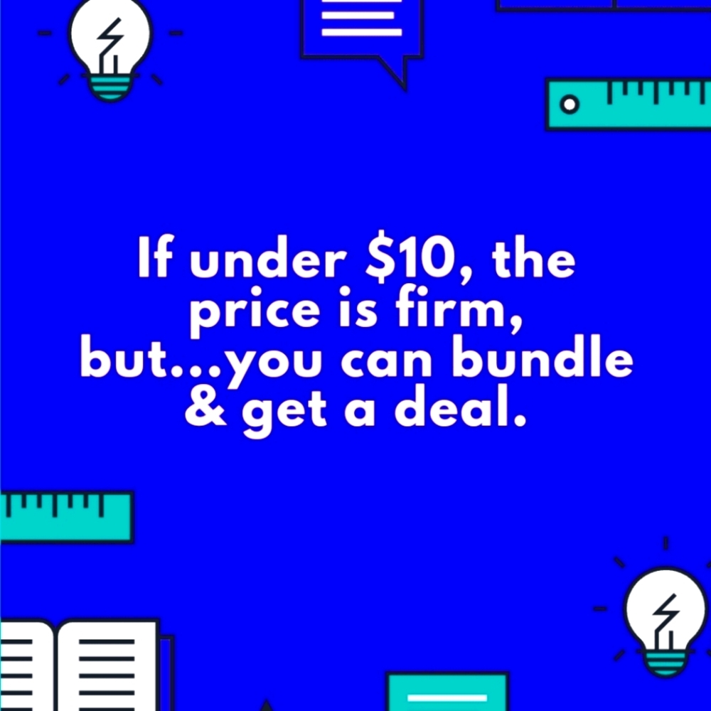 AD- BUNDLE & SAVE!! Listing not for sale.